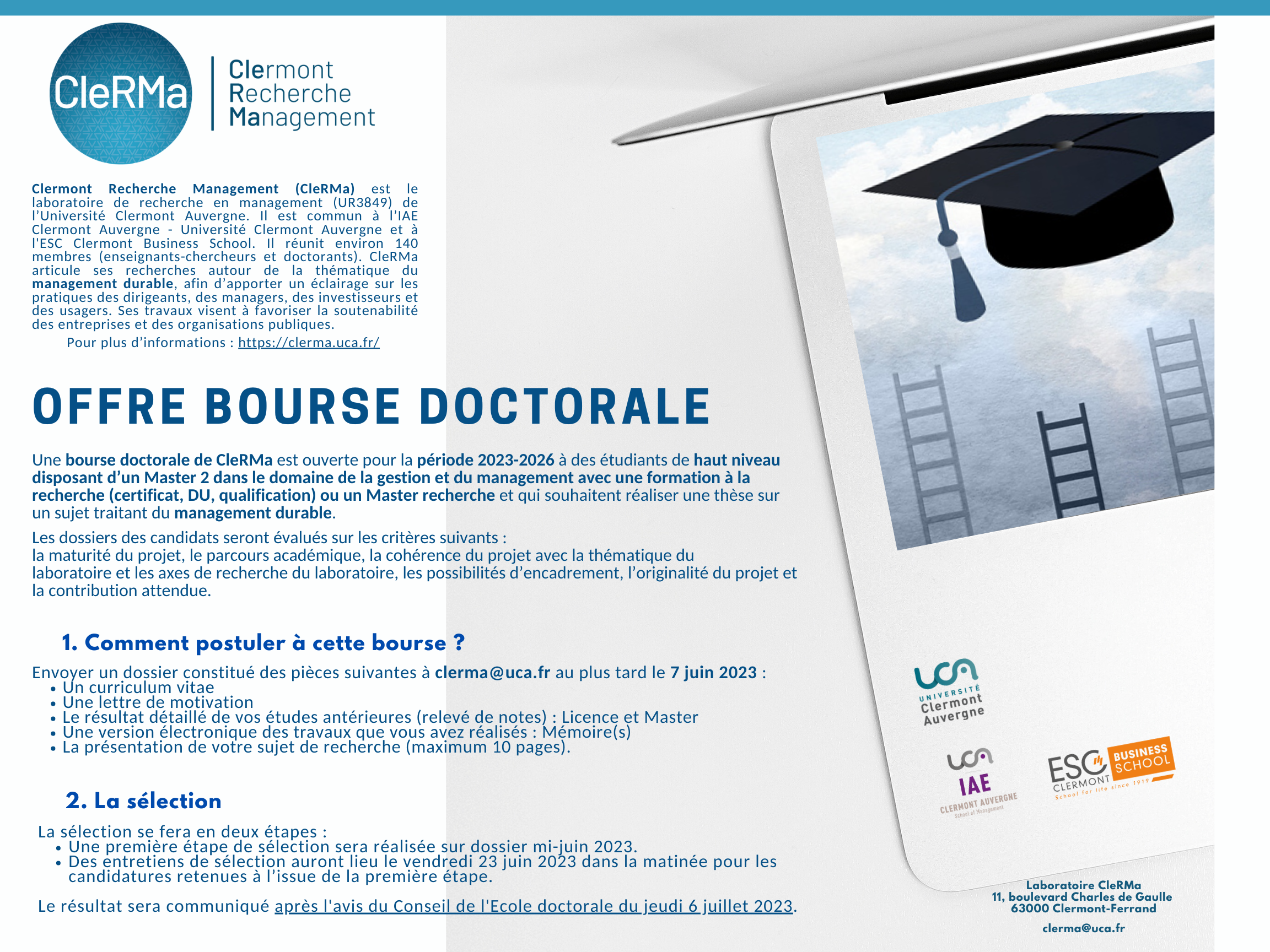 offre bourse doctorale 2023